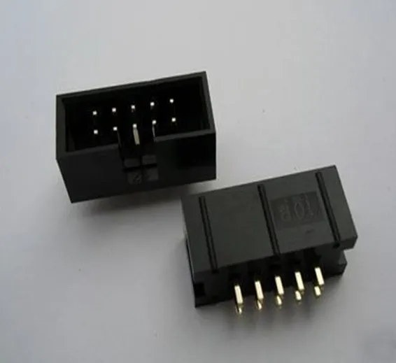 DC3-10P JTAG ISP socket straight IDC Box headers connector 10 Pins 2x5 2.54mm Pitch Box headers 10P FEMP ALE connector DC3-10P JTAG ISP socket straight IDC Box headers connector 10 Pins 2x5 2.54mm Pitch Box headers 10P FEMP ALE connector
