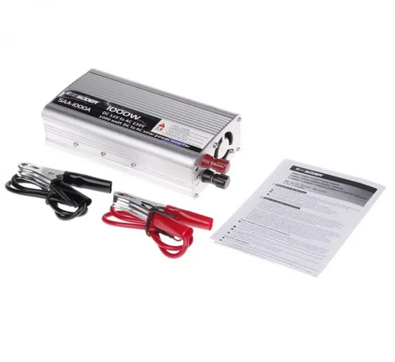 500W 12V To 230V Inverter Silver 500W 12V To 230V Inverter Silver