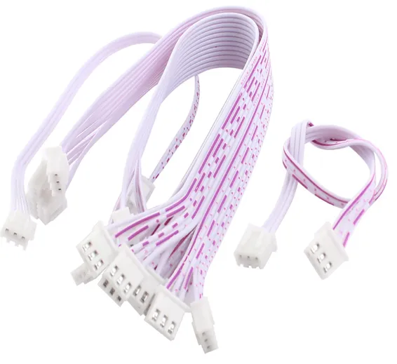 7 wires 2.54mm Pitch Female to Female JST XH Connector Cable Wire 30cm 7 wires 2.54mm Pitch Female to Female JST XH Connector Cable Wire 30cm