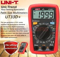 UNI T UT33D+ Palm Size Multimeter UNI T UT33D+ Palm Size Multimeter