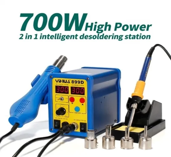 YIHUA YH899D Hot Air Soldering Rework Station Heat Gun Welding Machine YIHUA YH899D Hot Air Soldering Rework Station Heat Gun Welding Machine