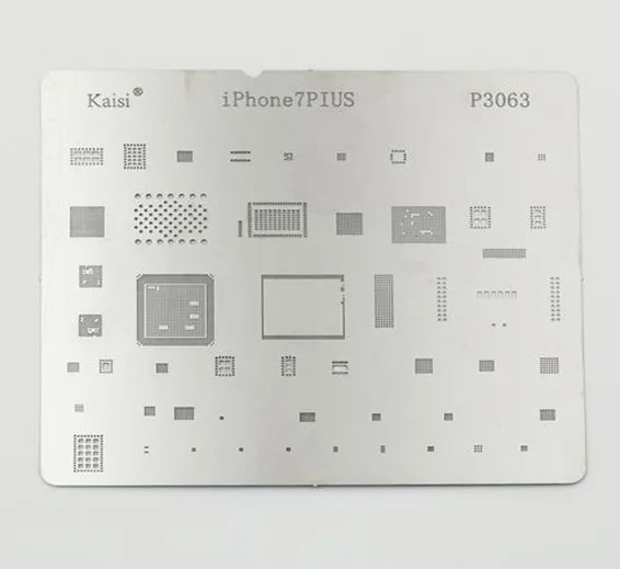 P3063 IC Chip BGA Reballing Stencil Kits Set Solder Template Multi-Function CPU Tin Steel Net For I Phone 7 Plus P3063 IC Chip BGA Reballing Stencil Kits Set Solder Template Multi-Function CPU Tin Steel Net For I Phone 7 Plus