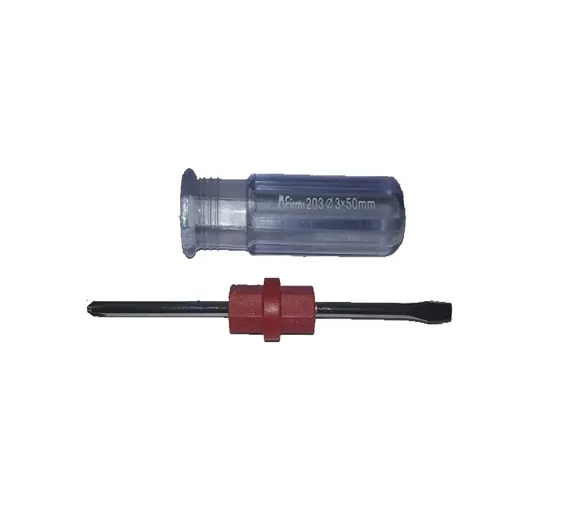 Double Head Screwdriver Plastic Handle Screw Driver Double Head Screwdriver Plastic Handle Screw Driver
