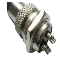 4 Pin 16mm XLR Cable Connector Panel Chassis Mount 4 Pin 16mm XLR Cable Connector Panel Chassis Mount