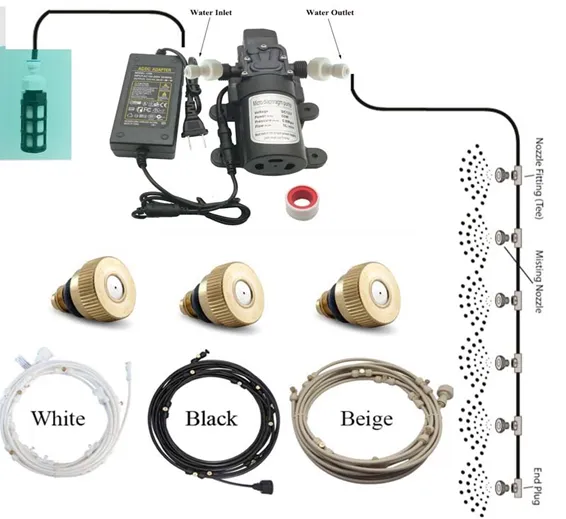 Disinfection Gate Misting System Accessory With Brass Nozzle Disinfection Gate Misting System Accessory With Brass Nozzle