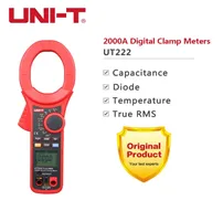 True RMS Digital AC/DC Clamp Meter 2500A UNI T UT222 True RMS Digital AC/DC Clamp Meter 2500A UNI T UT222