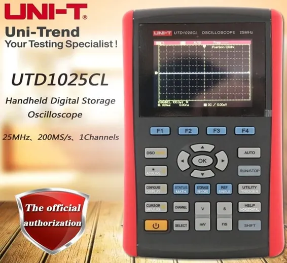 UNI T UTD1025CL Portable Handheld Digital Oscilloscope