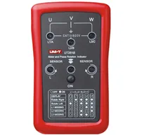 UNI T UT261B Phase Sequence Motor Rotation Indicator Meter UNI T UT261B Phase Sequence Motor Rotation Indicator Meter