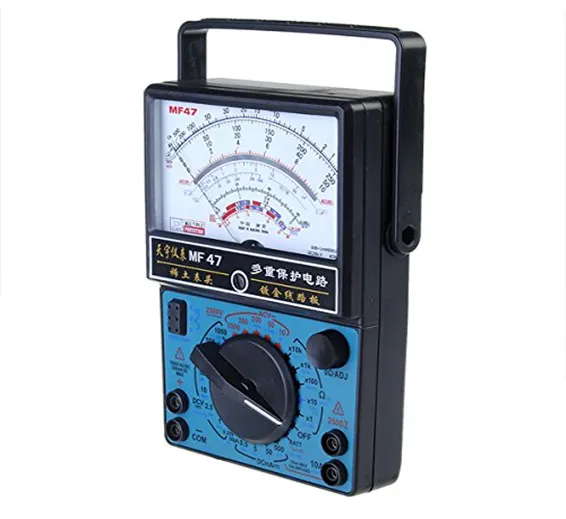 MF-47 Analog Multi Meters Volt Meter Ammeter Ohm Meter Battery Tester MF-47 Analog Multi Meters Volt Meter Ammeter Ohm Meter Battery Tester