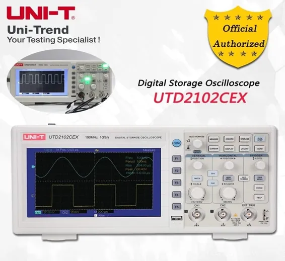 Digital Storage Oscilloscope 2 Channel DSO UNI T UTD2102CEX Digital Storage Oscilloscope 2 Channel DSO UNI T UTD2102CEX