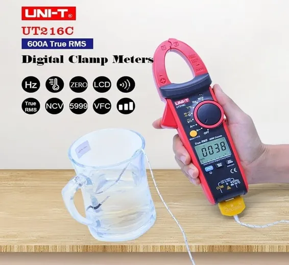 UNI T UT216C True RMS Digital Clamp Meter 600A