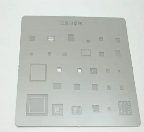 IC Chip BGA Reballing Stencil Kits Set Solder Template for Samsung S8