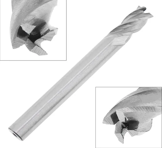 12x12x53x110mm 4 Flute HSS End Mill Cutter with Super Hard Straight Shank Hot 12x12x53x110mm 4 Flute HSS End Mill Cutter with Super Hard Straight Shank Hot