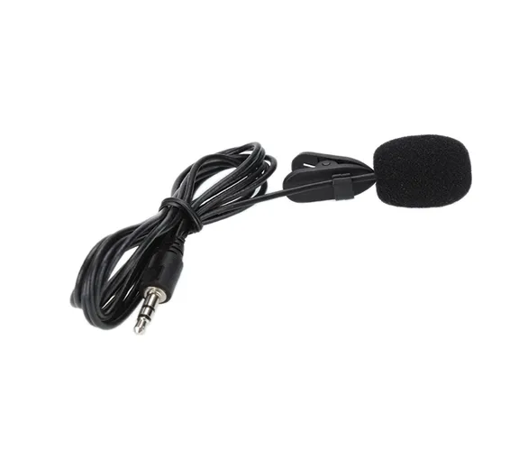 Clip-on Collar Mic Microphone - 3.5mm For DSLR Other Equipment Youtube - Black Clip-on Collar Mic Microphone - 3.5mm For DSLR Other Equipment Youtube - Black