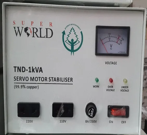 1kVA Servo Motor Stabiliser 1kVA Servo Motor Stabiliser
