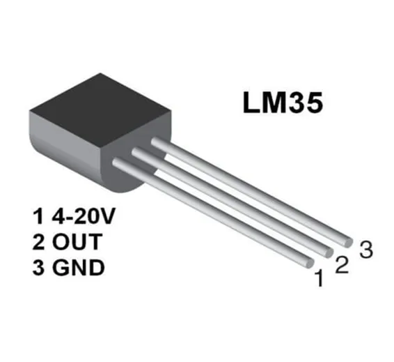 Original LM35 Temperature Sensor Original LM35 Temperature Sensor