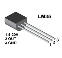 Original LM35 Temperature Sensor Original LM35 Temperature Sensor