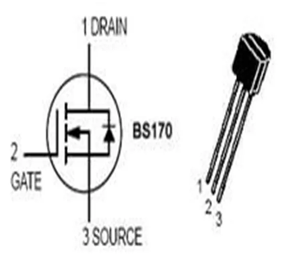 BS170 N Channel E MOSFET In Pakistan