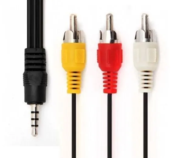 RCA Male to 3.5mm Male Jack Composite Audio Video A/V Cable IN PAKISTAN RCA Male to 3.5mm Male Jack Composite Audio Video A/V Cable IN PAKISTAN
