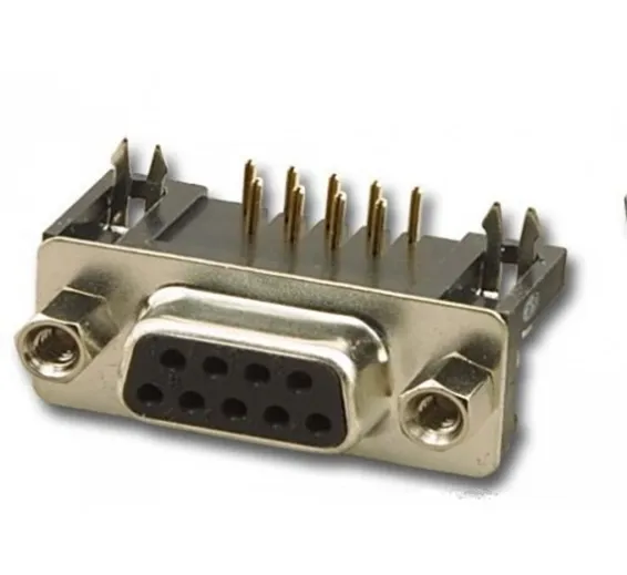 DB9 9 PIN RIGHT ANGLE FEMALE CONNECTOR