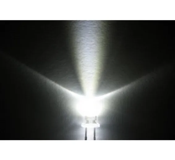 Led 3mm White Water Clear Ultra Bright