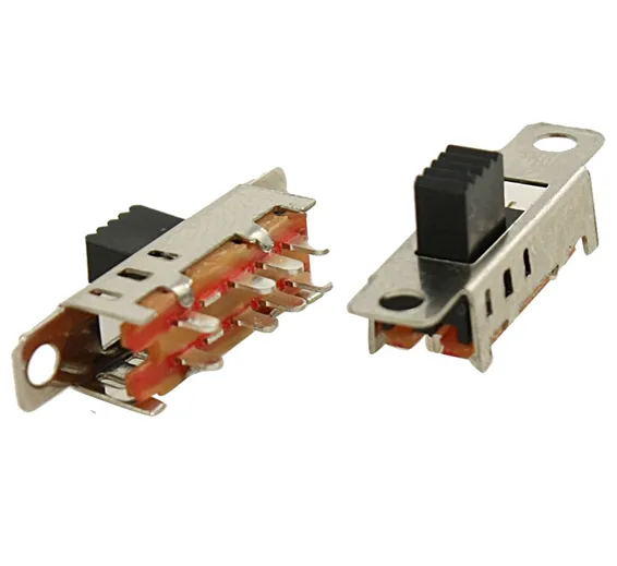3 Pole 3 Position Slide Switch 8 Pin Lever Switch Handle High Miniature 3 Pole 3 Position Slide Switch 8 Pin Lever Switch Handle High Miniature