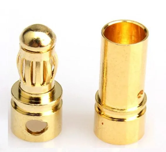 3.5mm Gold Bullet Connector Battery ESC Plug in pakistan