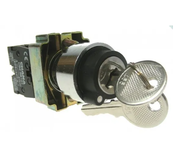 ZB2-BE101C 2 Position Normally Open Normally Closed key operated Rotary Switch