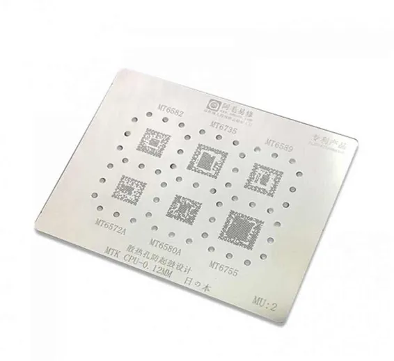IC Chip BGA Reballing Stencil Kits Set Solder MTK CPU 0.12mm In Pakistan