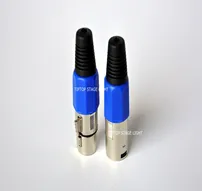 TIPTOP Stage Light 40XLOT First Class DMX 512 Cable Connector 3 PIN White Blue Color Aluminum Case 5 Male 5 Female Optional TIPTOP Stage Light 40XLOT First Class DMX 512 Cable Connector 3 PIN White Blue Color Aluminum Case 5 Male 5 Female Optional