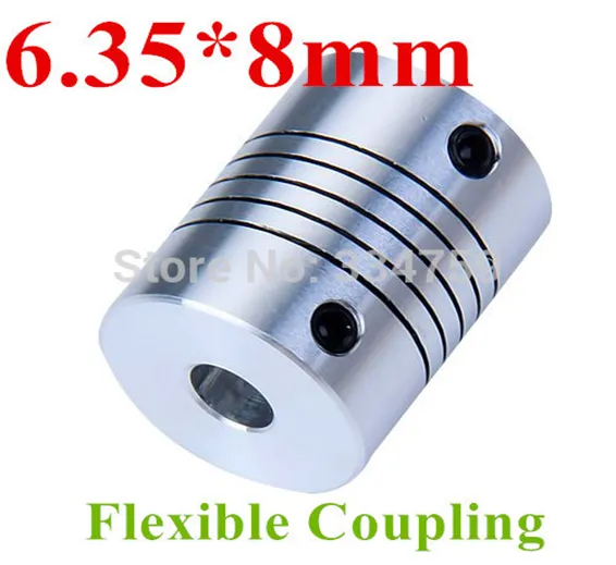 Flexible Coupling Shaft 6.35mmx8mm Flexible Coupling Shaft 6.35mmx8mm