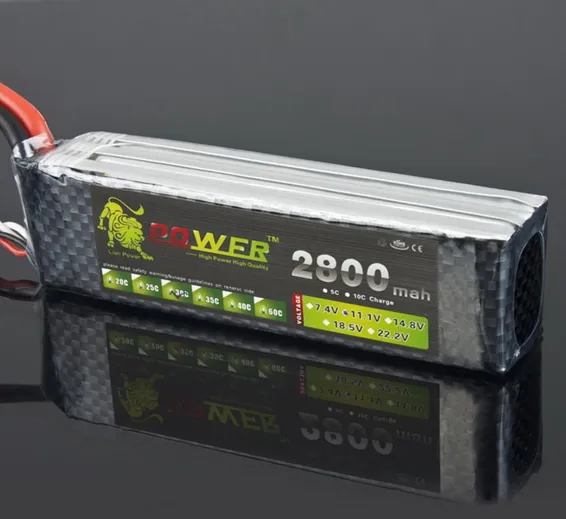 Lion Power 3s Lipo Battery 11.1 V 2800 Mah 35C MAX 50C