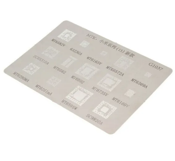 IC Chip BGA Reballing Stencil Kits Set Solder MTK Xiaomi Series MT6582V in Pakistan IC Chip BGA Reballing Stencil Kits Set Solder MTK Xiaomi Series MT6582V in Pakistan