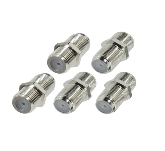 RG6 Connector Female to Female Coaxial Coupler Adapter Coax Cable Extender for Direct TV Dish Network RG6 Connector Female to Female Coaxial Coupler Adapter Coax Cable Extender for Direct TV Dish Network