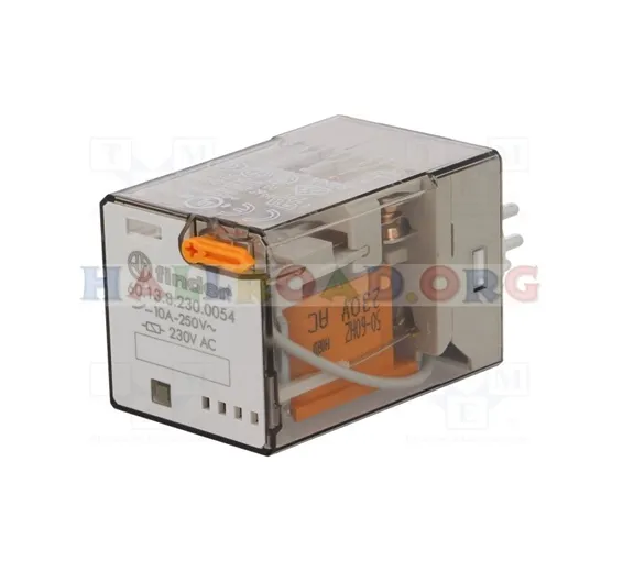 60.13.9.024.0040 – 11Pin General Purpose Finder Relay, 60 Series, Power, 3PDT, 220 AC, 10 A 60.13.9.024.0040 – 11Pin General Purpose Finder Relay, 60 Series, Power, 3PDT, 220 AC, 10 A