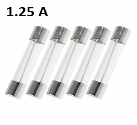 1.25 AMP 5x20mm 250VAC glass fuse In Pakistan