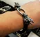 Unisex Steel Leather Norse Vikings Dragon Bracelet