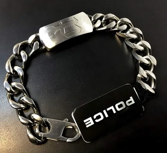 Unisex Branded Steel Bracelets ORIGINAL POLICE 