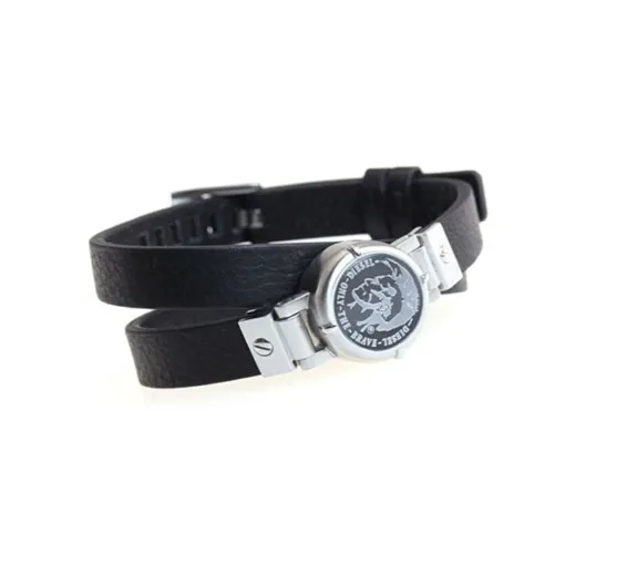 Diesel Activity Fitness Tracker in Black Leather