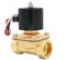 1.5 Inch 220V AC Brass Electric Solenoid Valve For Water Air Gas Fuels