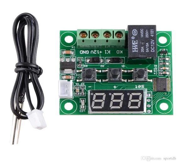 W1209 Temperature Controller Switch With 12V 1A Power Supply in Pakistan W1209 Temperature Controller Switch With 12V 1A Power Supply in Pakistan