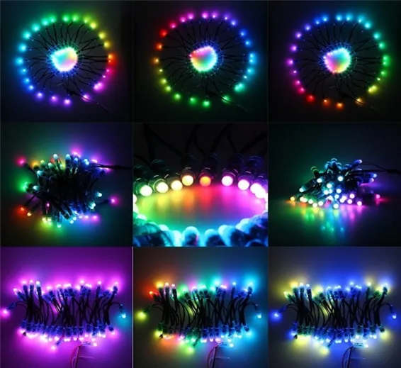 12mm WS2811 Diffused Digital RGB Pixel LED Light 12mm WS2811 Diffused Digital RGB Pixel LED Light