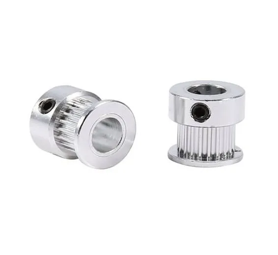 GT2 Pulley 20 Teeth 8mm Bore Timing Gear Aluminum Alloy Pulley For GT2 Belt