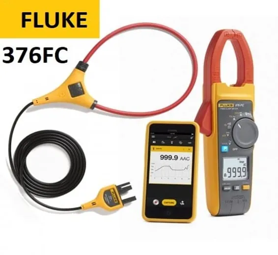 Fluke 376 FC True RMS Digital Clamp Meter with iFlex 2500A AC Fluke 376 FC True RMS Digital Clamp Meter with iFlex 2500A AC