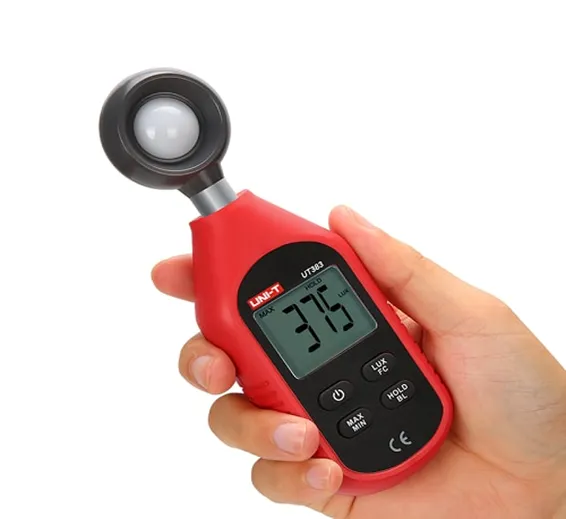 UNI T UT383 Digital Mini Lux Light Meter Uni T Light Intensity Meter UNI T UT383 Digital Mini Lux Light Meter Uni T Light Intensity Meter