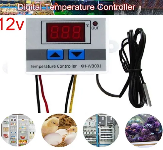 YTgilo Digital Thermostat 12V – Microcomputer Temperature Controller For Aquarium, Incubator, Home DIY & Cabinets - View #8
