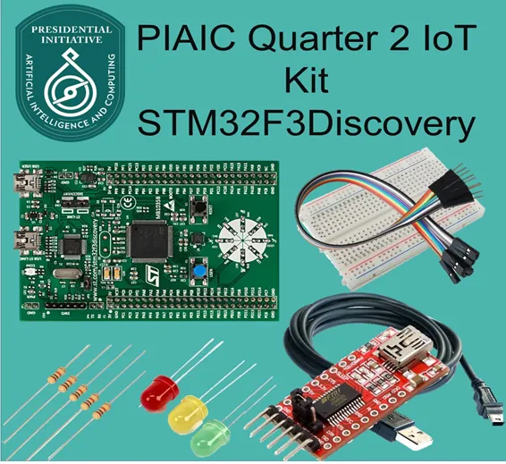 PIAIC Quarter 2 IoT Kit STM32F303VC Discovery PIAIC Quarter 2 IoT Kit STM32F303VC Discovery
