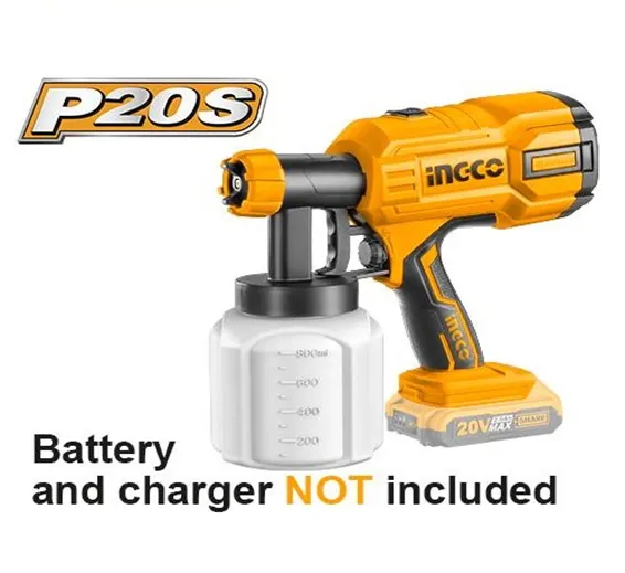 INGCO Lithium-Ion spray gun CSGLI2001 INGCO Lithium-Ion spray gun CSGLI2001
