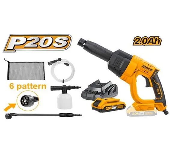 INGCO Lithium-Ion Pressure Washer CPWLI20082 INGCO Lithium-Ion Pressure Washer CPWLI20082