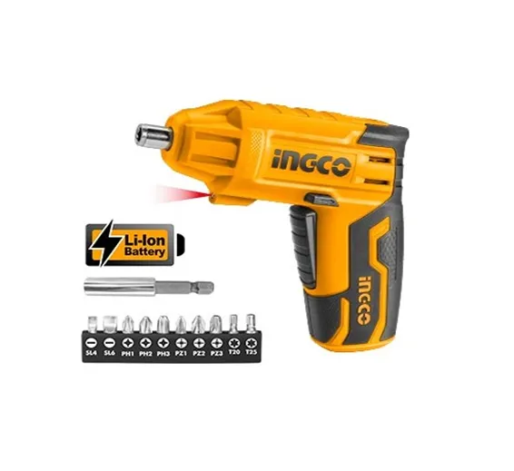 INGCO Lithium-Ion cordless screwdriver CSDLI0401 INGCO Lithium-Ion cordless screwdriver CSDLI0401